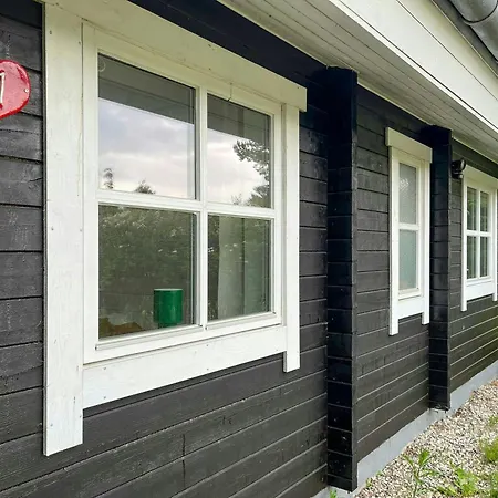 Summer House With Path To Pier By Fjord *